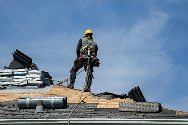 Professional Roofing technician working in La Salle, IL